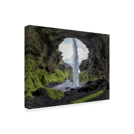 Trademark Fine Art Bragi Kort 'Hidden Waterfall' Canvas Art, 35x47 1X07894-C3547GG